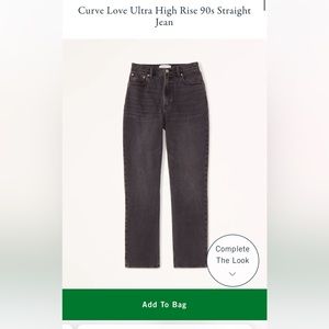 Curve Love Ultra High Rise 90s Straight Jean